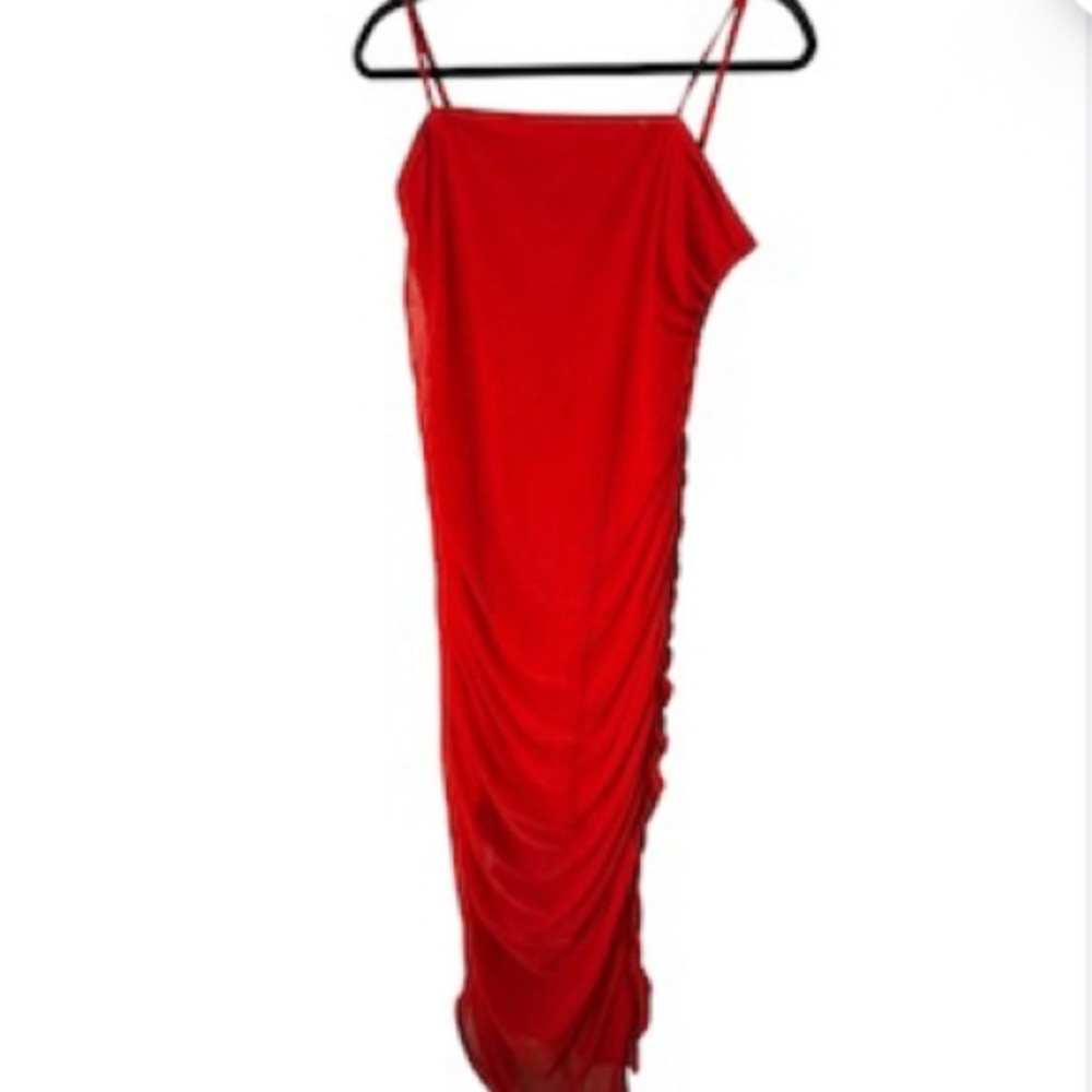 Wild Fable Red Asymmetrical Dress
